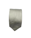 Silver silk tie