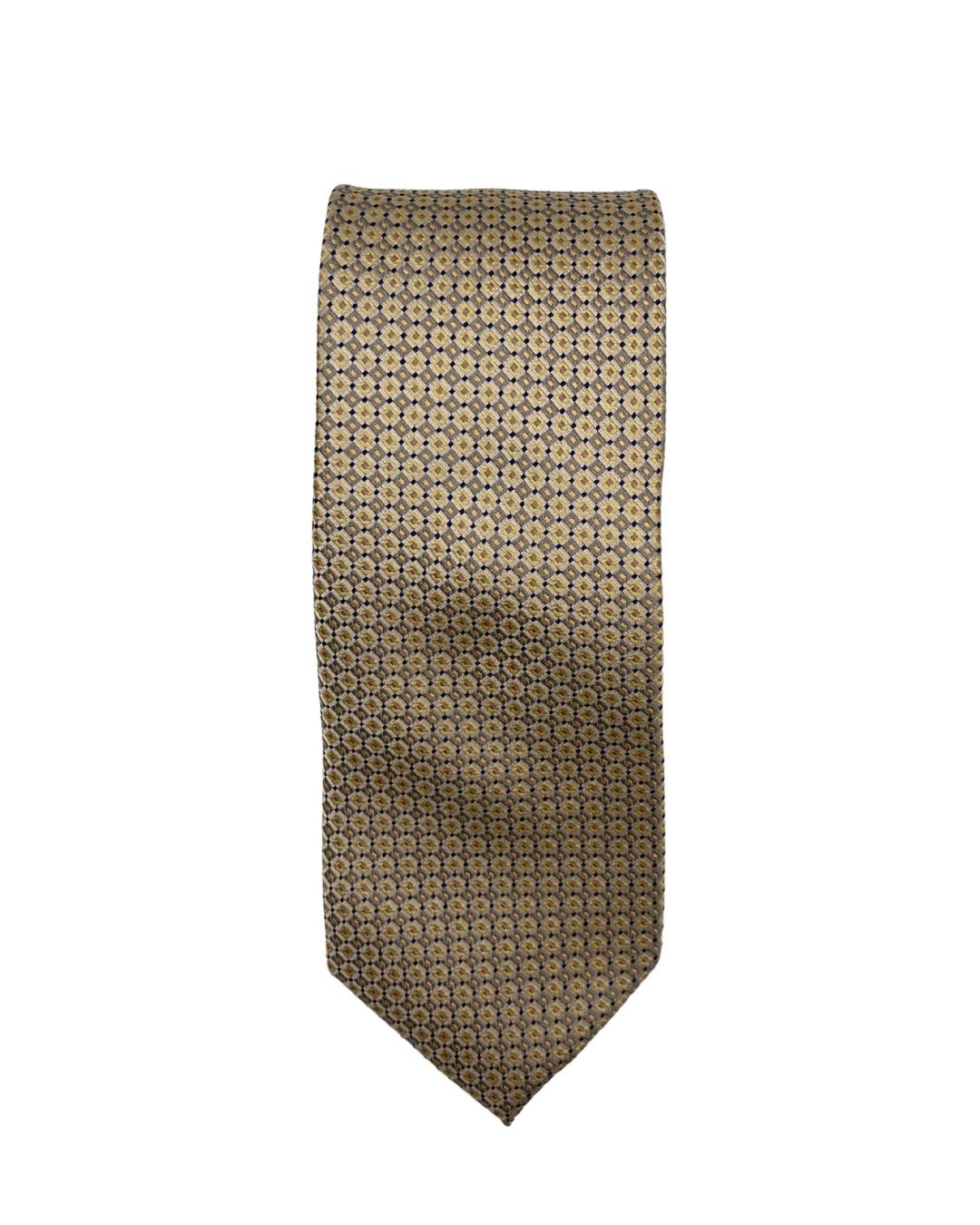 Champaign self pattern silk tie