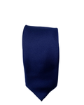Navy silk tie