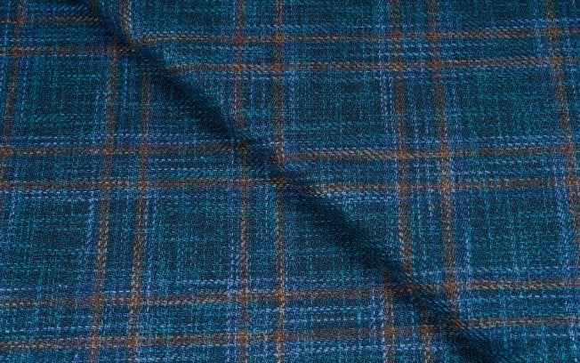 Caccioppoli turquoise check sports jacket
