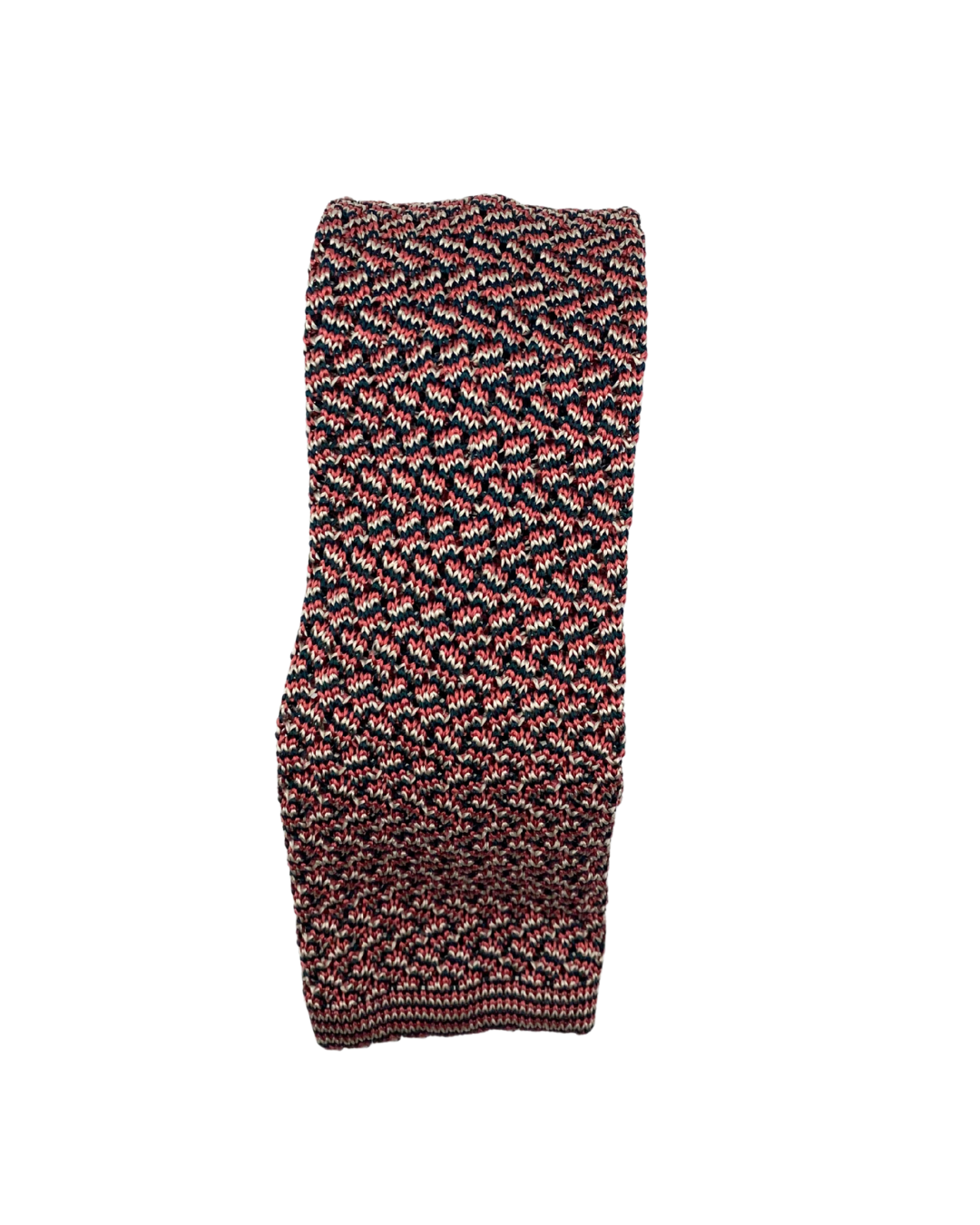 Dusty pink knitted tie