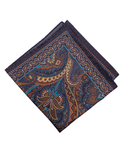 Dormeuil brown paisley pocket hank