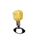 White rose bottle opener