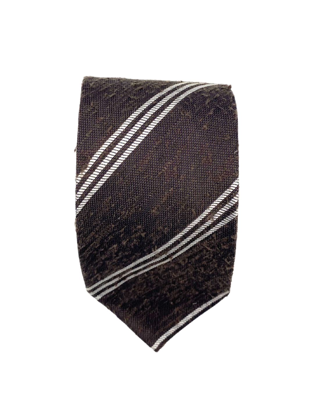 Brown stripe tie