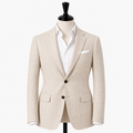Tan linen blend jacket ( end of roll )