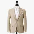 Beige linen blend suit ( Made To Order )