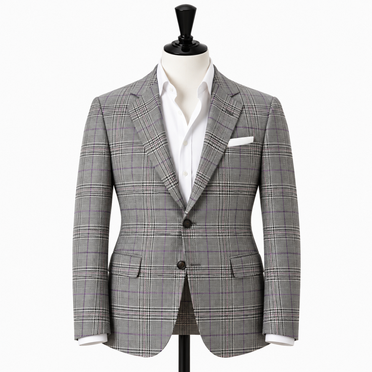 Grey check jacket ( last roll )