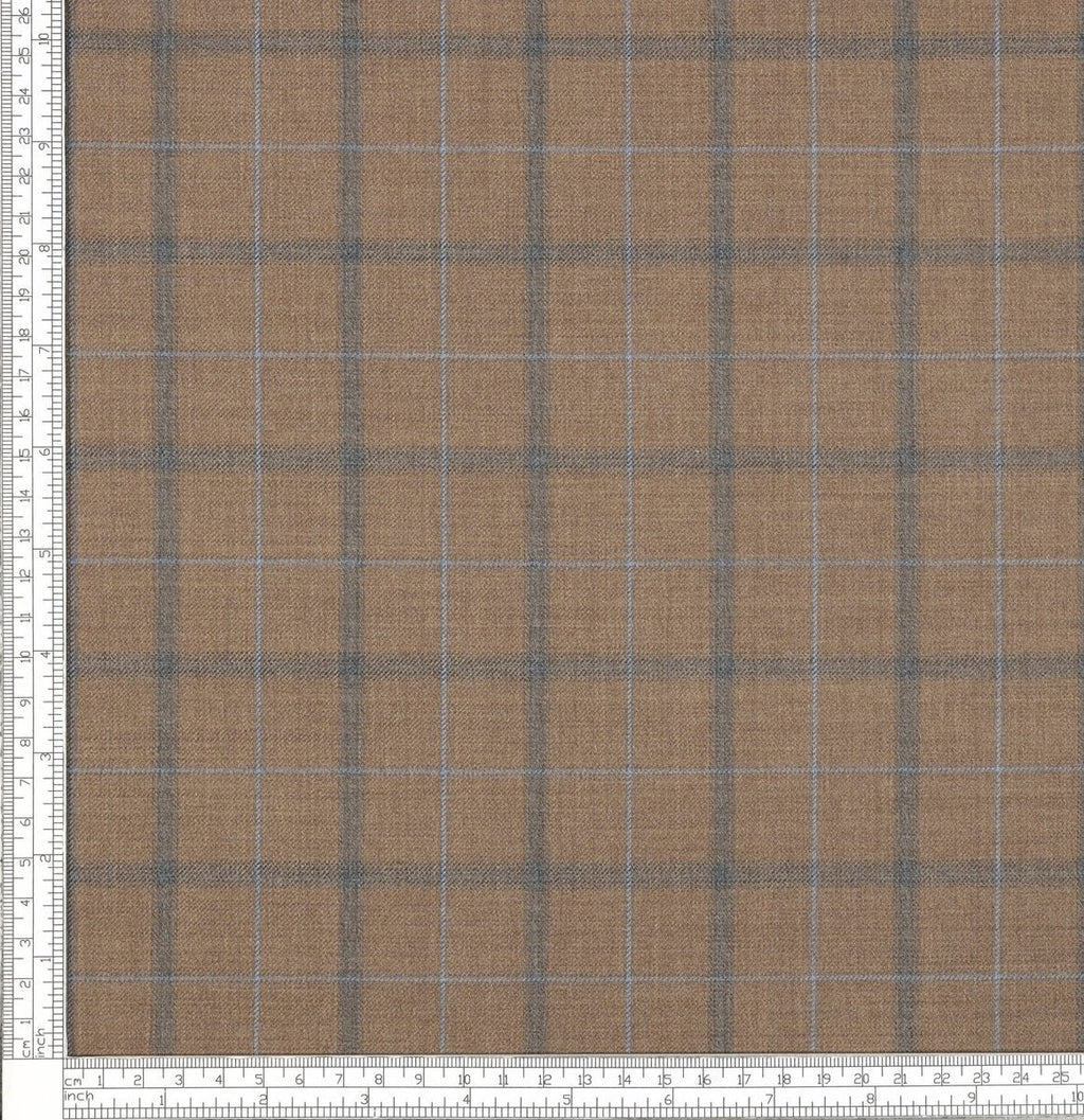 Tan check Jacket ( end of roll )
