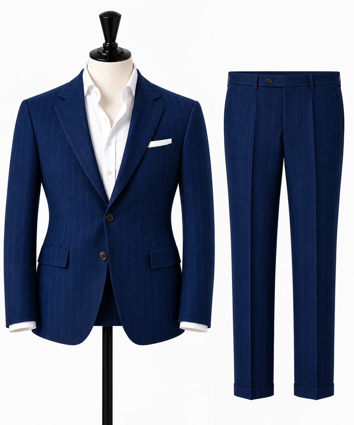 White stripe suit ( end of roll )