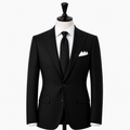 Black wool suit ( Made To Order )