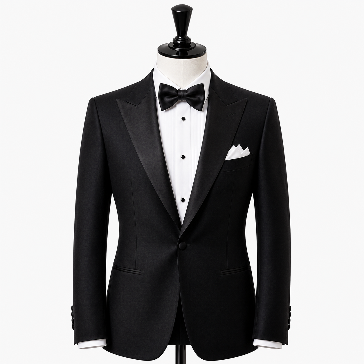 Black Tuxedo Jacket ( Made To Order )