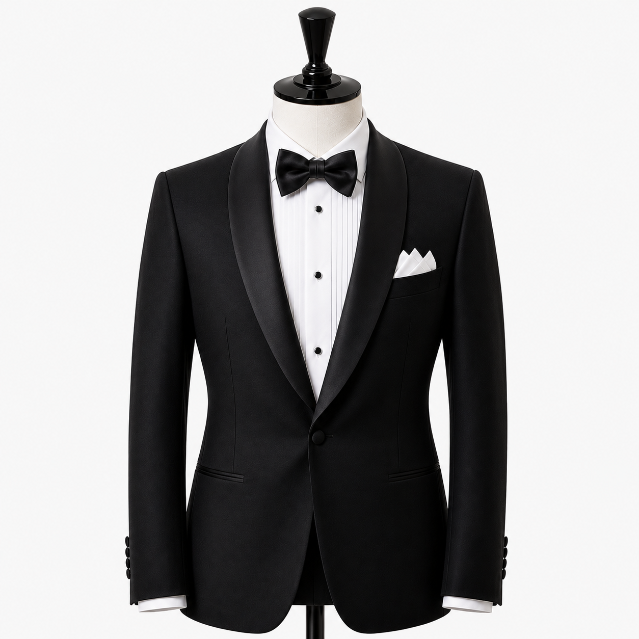 Black Tuxedo Jacket ( Made To Order )