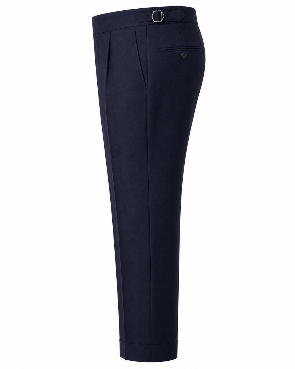 French navy wool suit ( Made To Order )