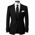 Black wool suit ( Made To Order )