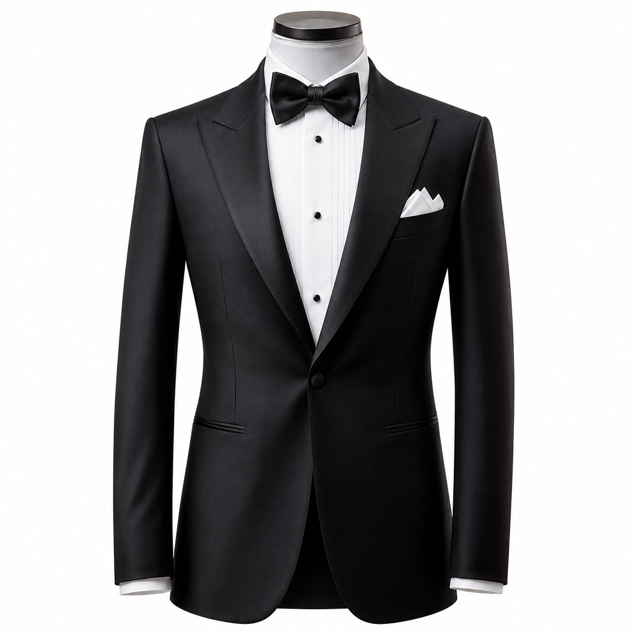Black Tuxedo Jacket ( Made To Order )