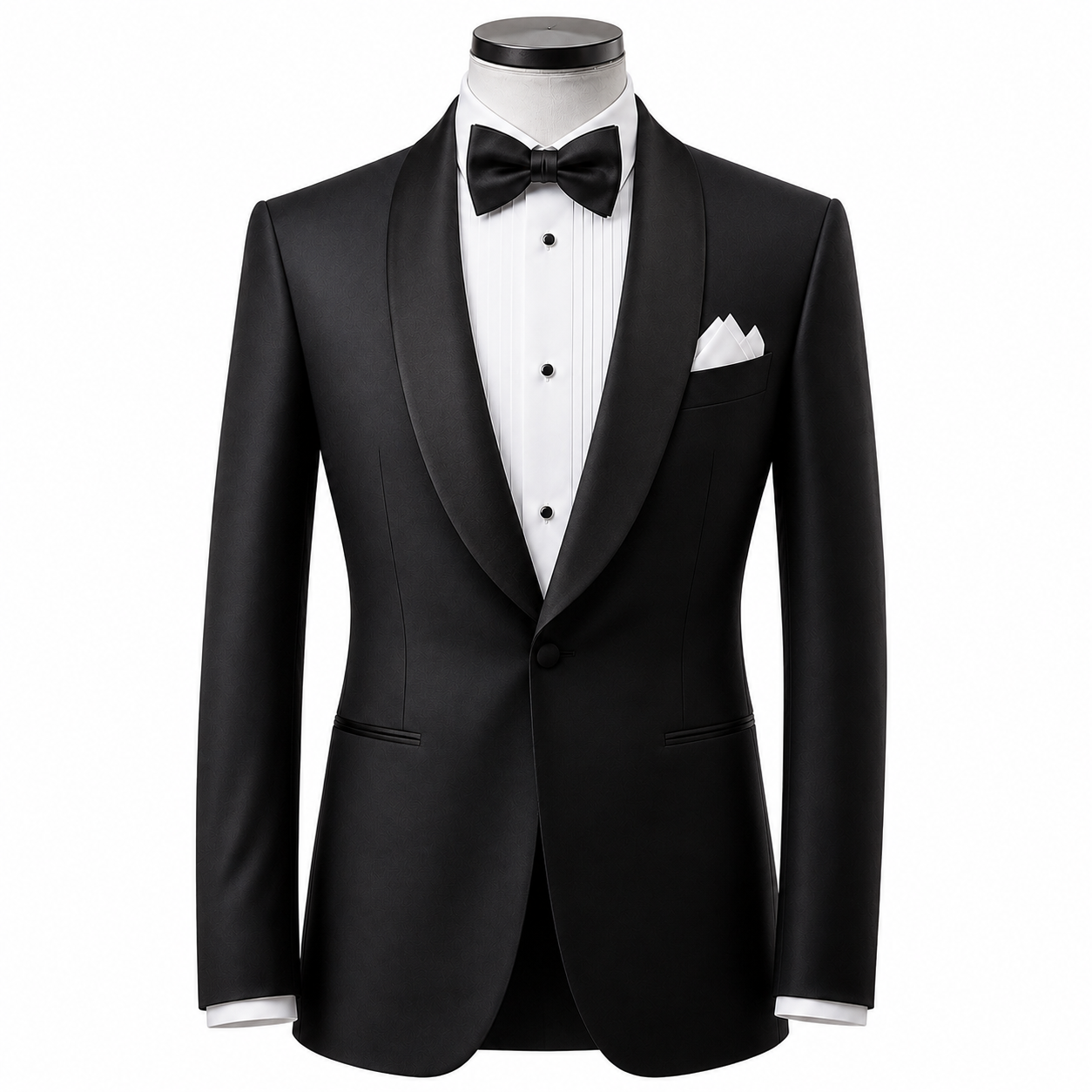 Black Tuxedo Jacket ( Made To Order )