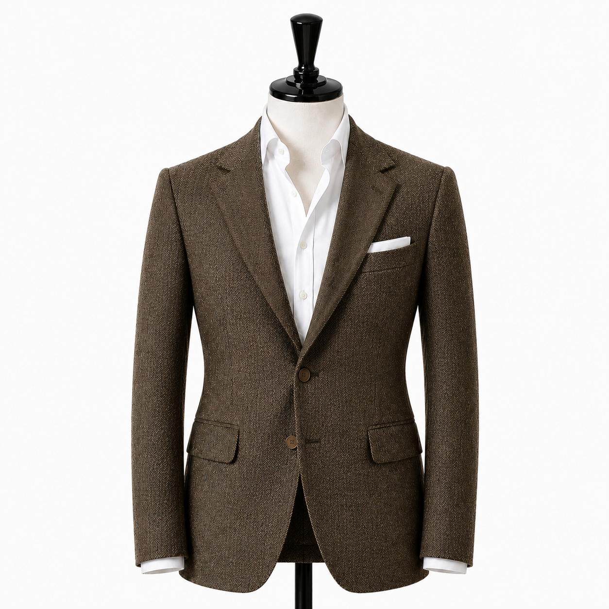 Tweed brown suit ( Made To Order )