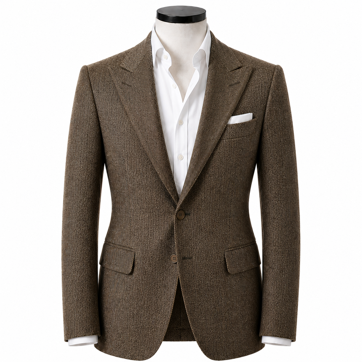 Tweed brown suit ( Made To Order )